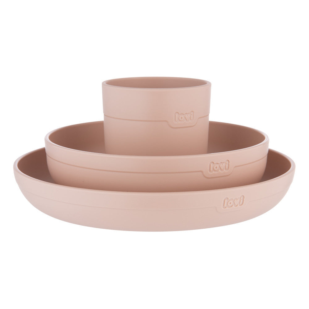Lovi Premium Plate Set with Cup - Nude Sophistication Collection