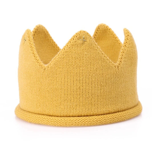 Star Crown Baby Hat Photography Props Autumn Winter Knit Newborn Baby Girl Boy Hat Turban Infant Crown Birthday Party Hat Cap
