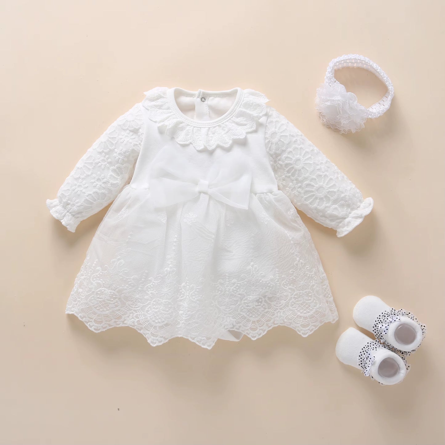 New Born Baby Girl Clothes 2019 Vestidos Christening Dress for Baby Girl Cotton Princess Baby White Baptism Dresses 3 6 9 Months