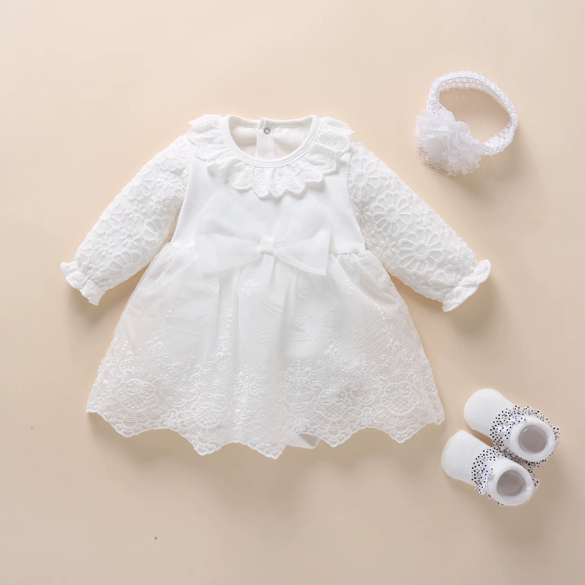 New Born Baby Girl Clothes 2019 Vestidos Christening Dress for Baby Girl Cotton Princess Baby White Baptism Dresses 3 6 9 Months