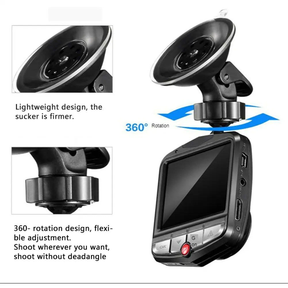 Premium Car DVR Dashcam HD 1080P - Professional Security System