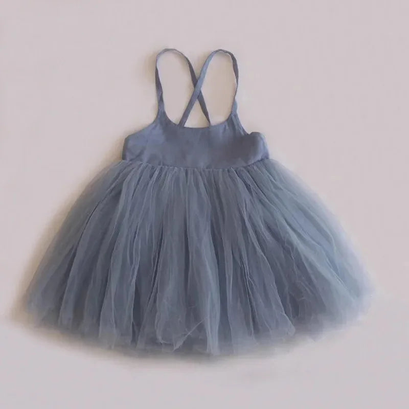 Princess Baby Girl Dress Summer Backless Baby Girls Birthday Dress for 0-4Y Baby Girl Tutu Dress Toddler Girl Clothes