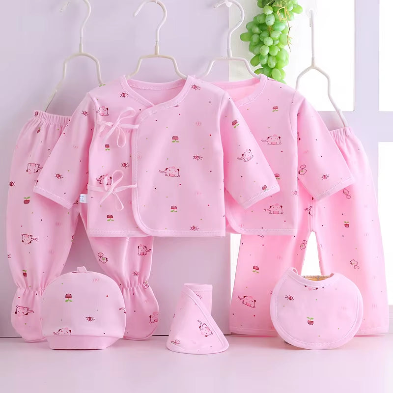 18 Piece/Lot Newborn Baby Girl Clothes Set 100% Cotton Infant Baby Girl Set Soft Autumn Boys Clothing Baby Gift without Box