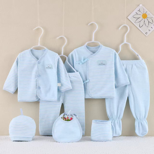 18 Piece/Lot Newborn Baby Girl Clothes Set 100% Cotton Infant Baby Girl Set Soft Autumn Boys Clothing Baby Gift without Box