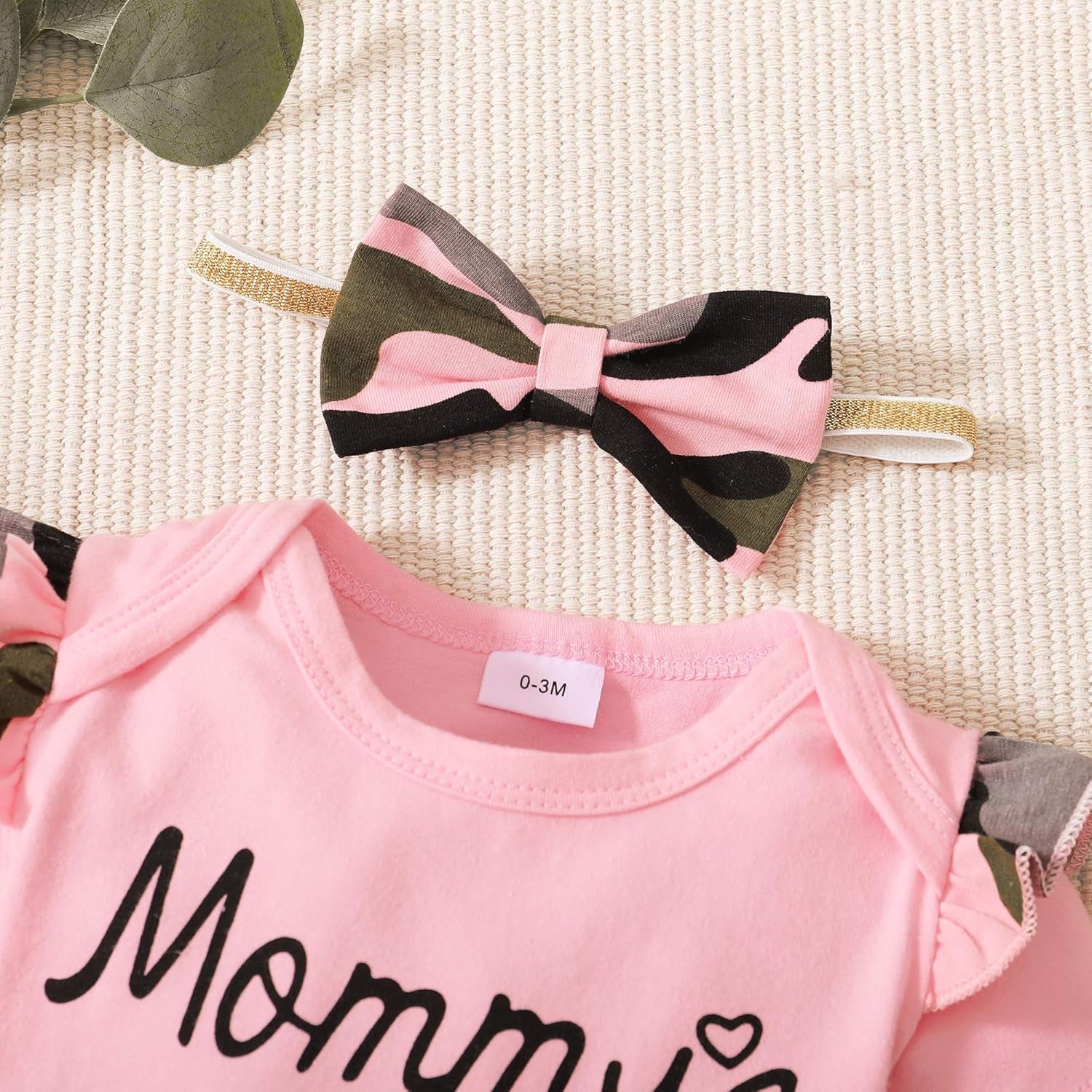 Baby Girl Clothes Toddler Girl Floral Ruffle Sleeve Shirt Pant Sets 3 Pieces Fall Winter Clothing for Girl Gifts 0-4T