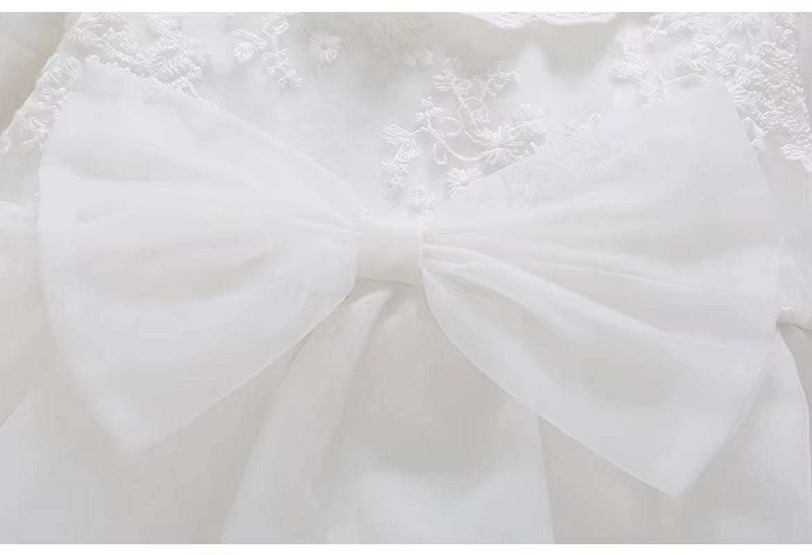 New Born Baby Girl Clothes 2019 Vestidos Christening Dress for Baby Girl Cotton Princess Baby White Baptism Dresses 3 6 9 Months