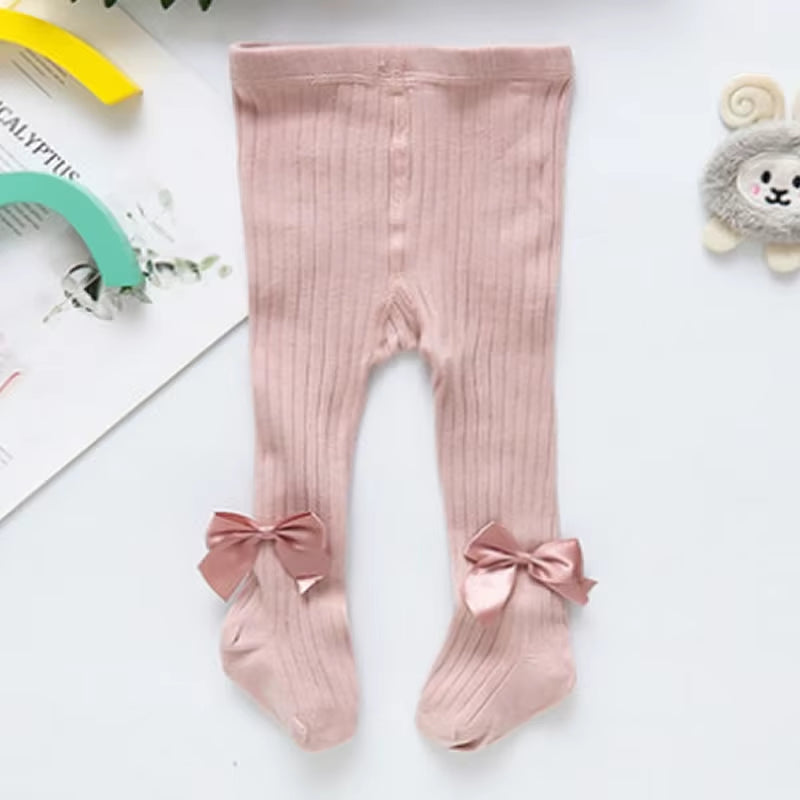 Summer Mesh Baby Girl Tights Cute Bows Solid Color Infant Toddler Pantyhose Breathable Soft Cotton Stockings Baby Girl Clothes