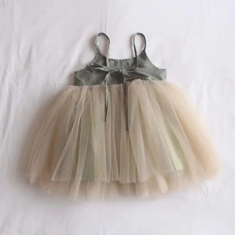 Princess Baby Girl Dress Summer Backless Baby Girls Birthday Dress for 0-4Y Baby Girl Tutu Dress Toddler Girl Clothes