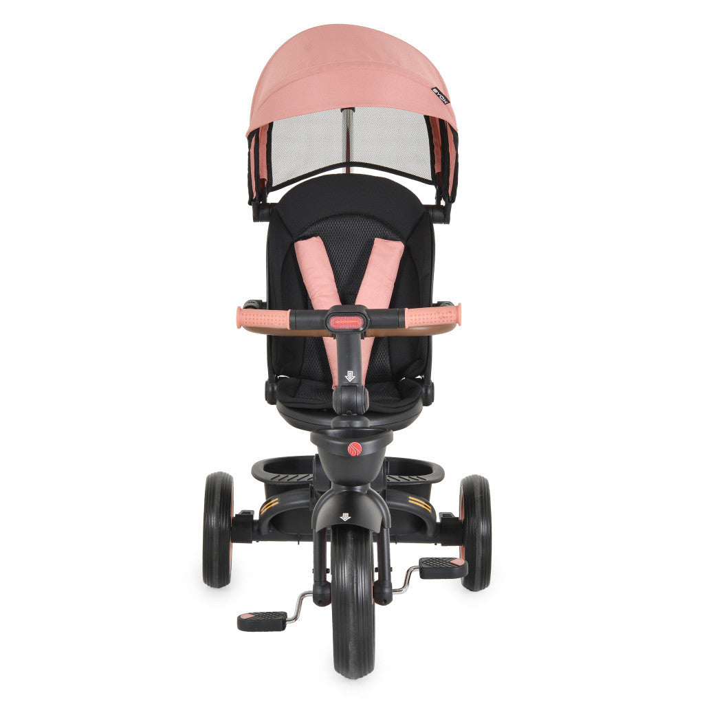 Byox Jasper Premium Foldable Tricycle - Rose Pink Luxury Edition