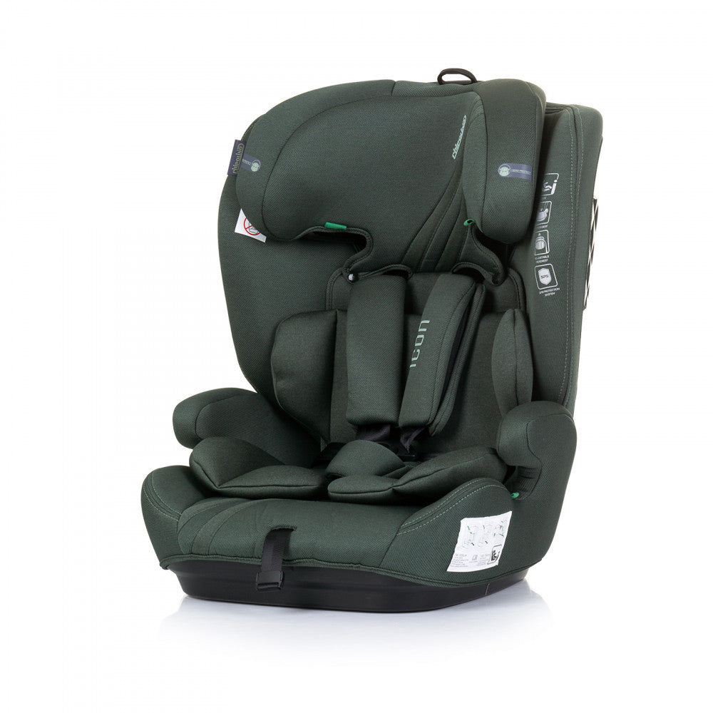 Chipolino Icon Premium I-Size Car Seat 76-150cm - Pastel Green Elegance