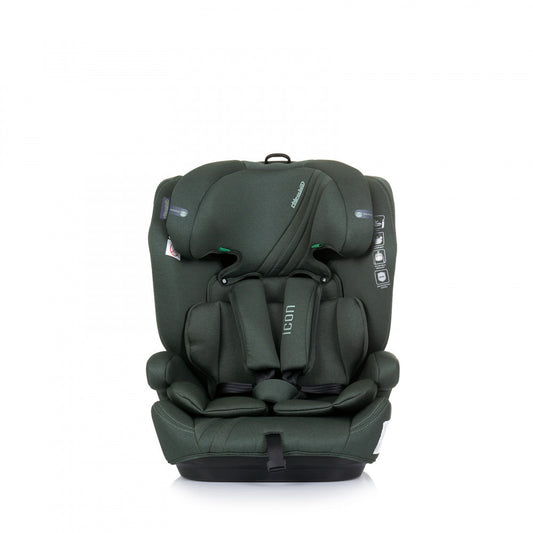 Chipolino Icon Premium I-Size Car Seat 76-150cm - Pastel Green Elegance