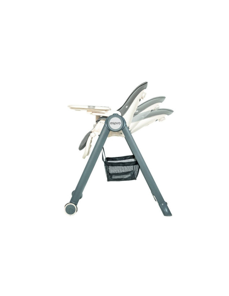 Espiro Penne Premium Multifunctional High Chair - Sophisticated Black Elite