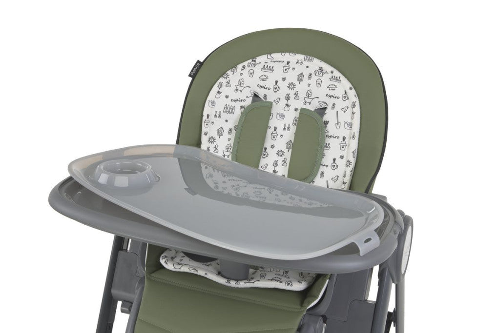 Espiro Penne Premium Multifunctional High Chair - Sophisticated Black Elite