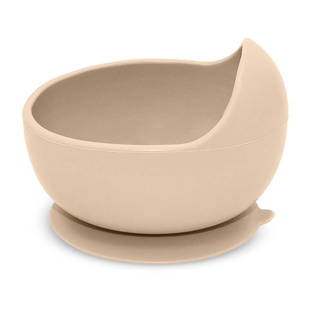 Petite&Mars Premium Silicone Bowl with Suction Cup - Desert Sand Collection