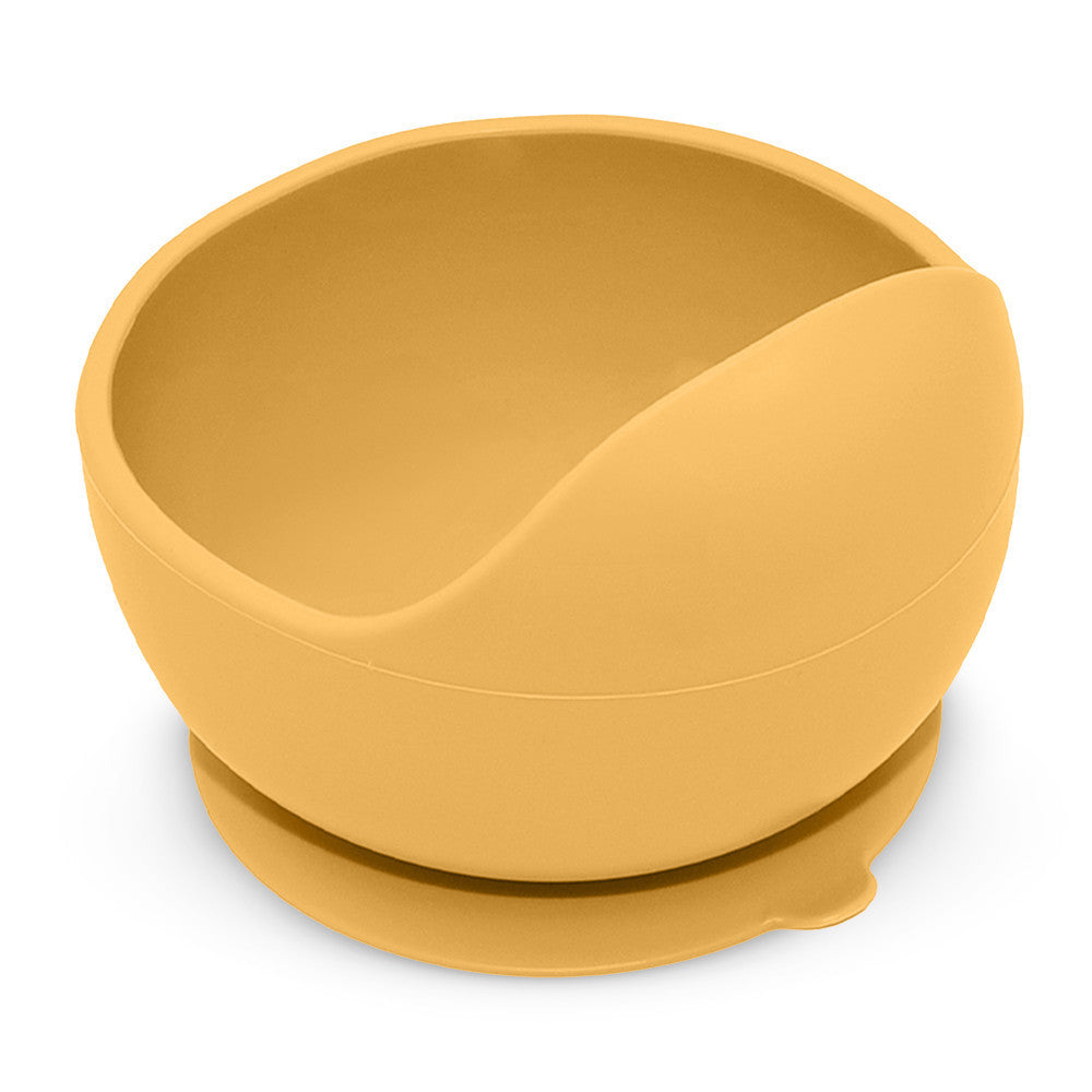 Petite&Mars Premium Silicone Bowl with Suction Cup - Intense Ochre Take&Match Collection