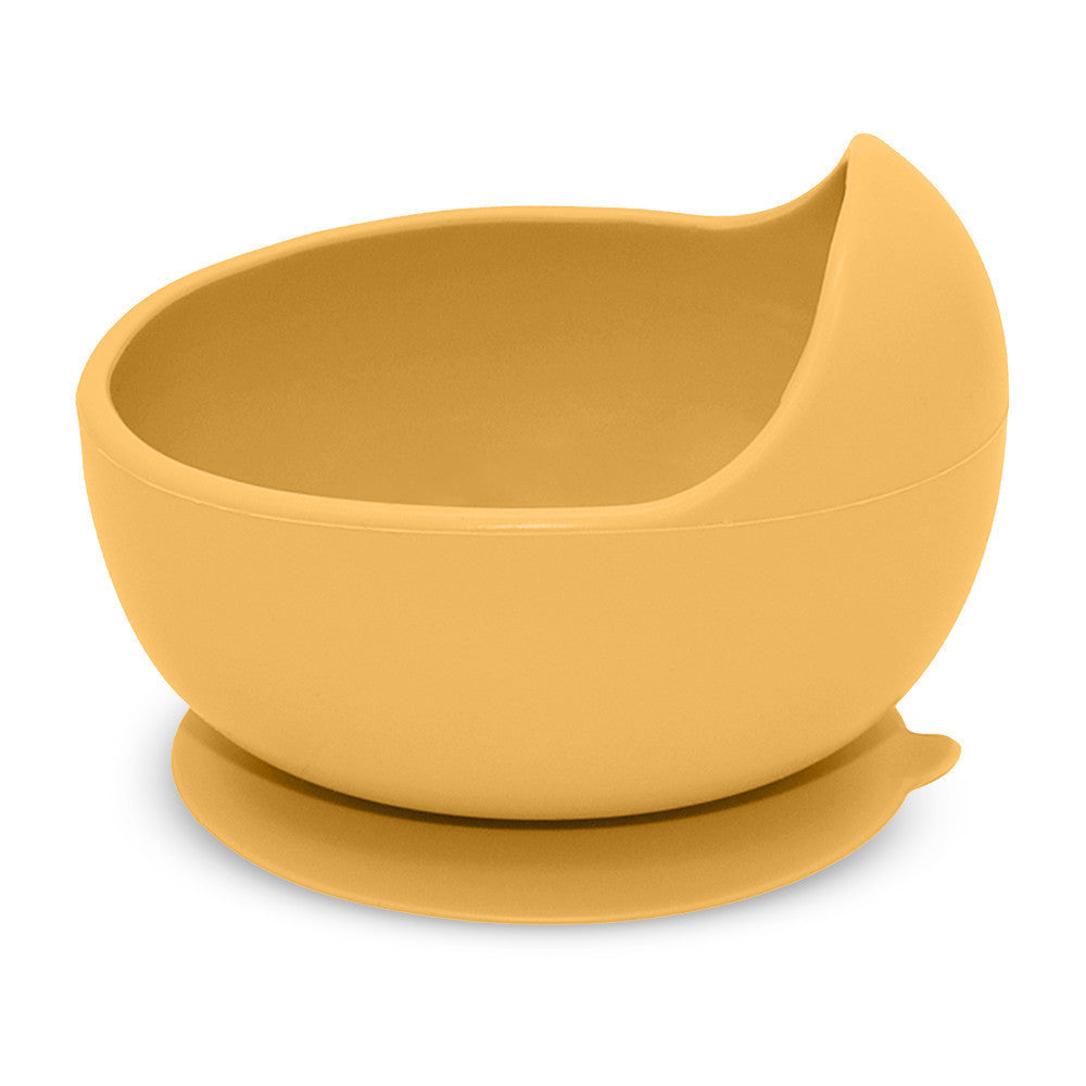 Petite&Mars Premium Silicone Bowl with Suction Cup - Intense Ochre Take&Match Collection