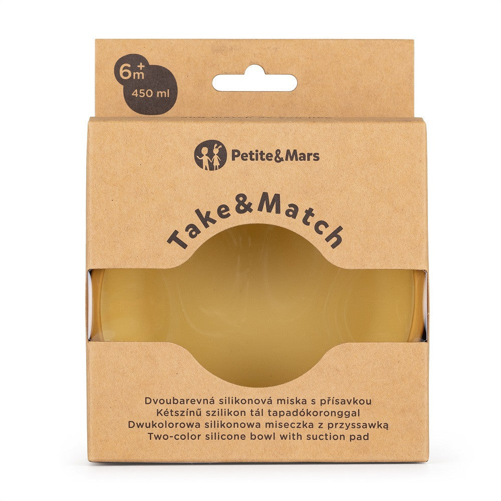 Petite&Mars Premium Silicone Bowl - Intense Ochre Take&Match Collection