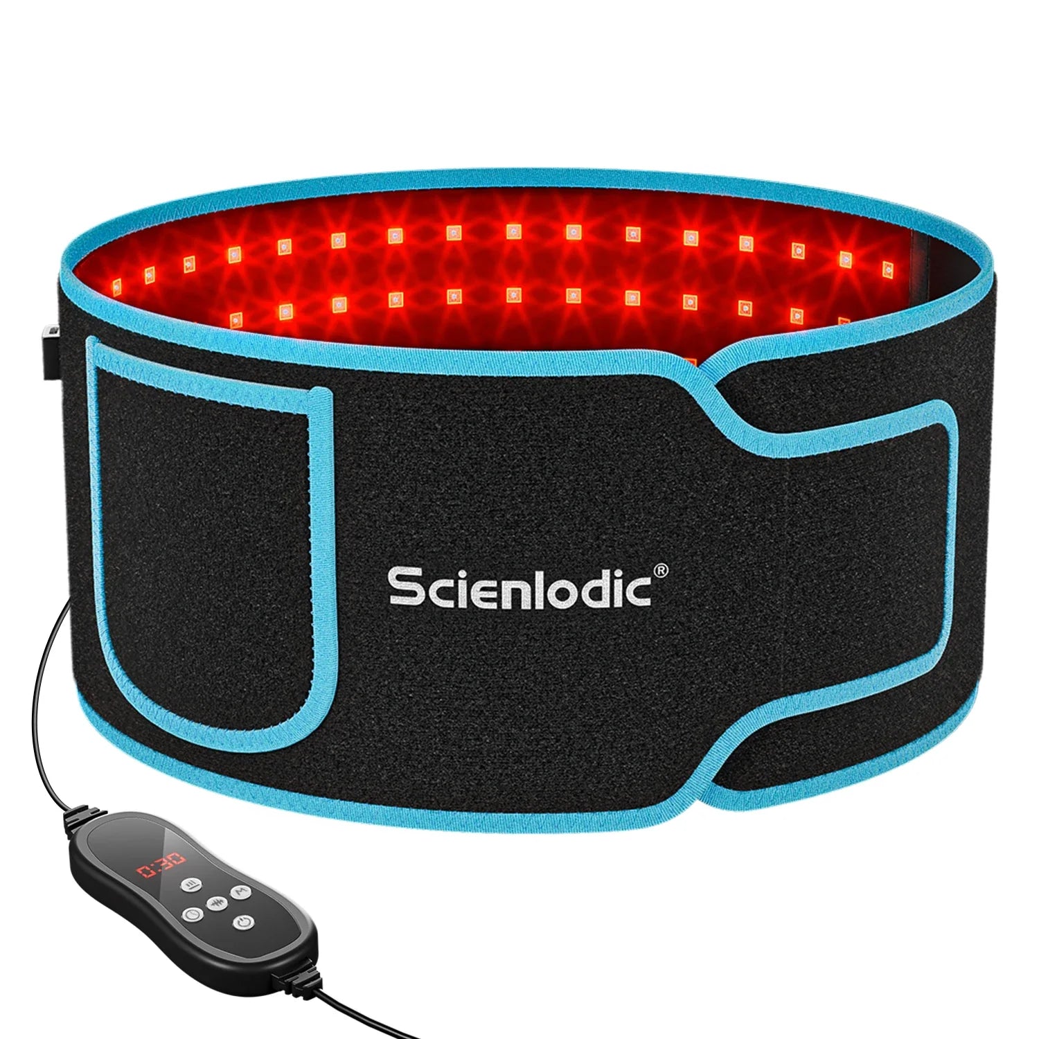 NNEOBA 100 LED Red Light Therapy Belt Black-0
