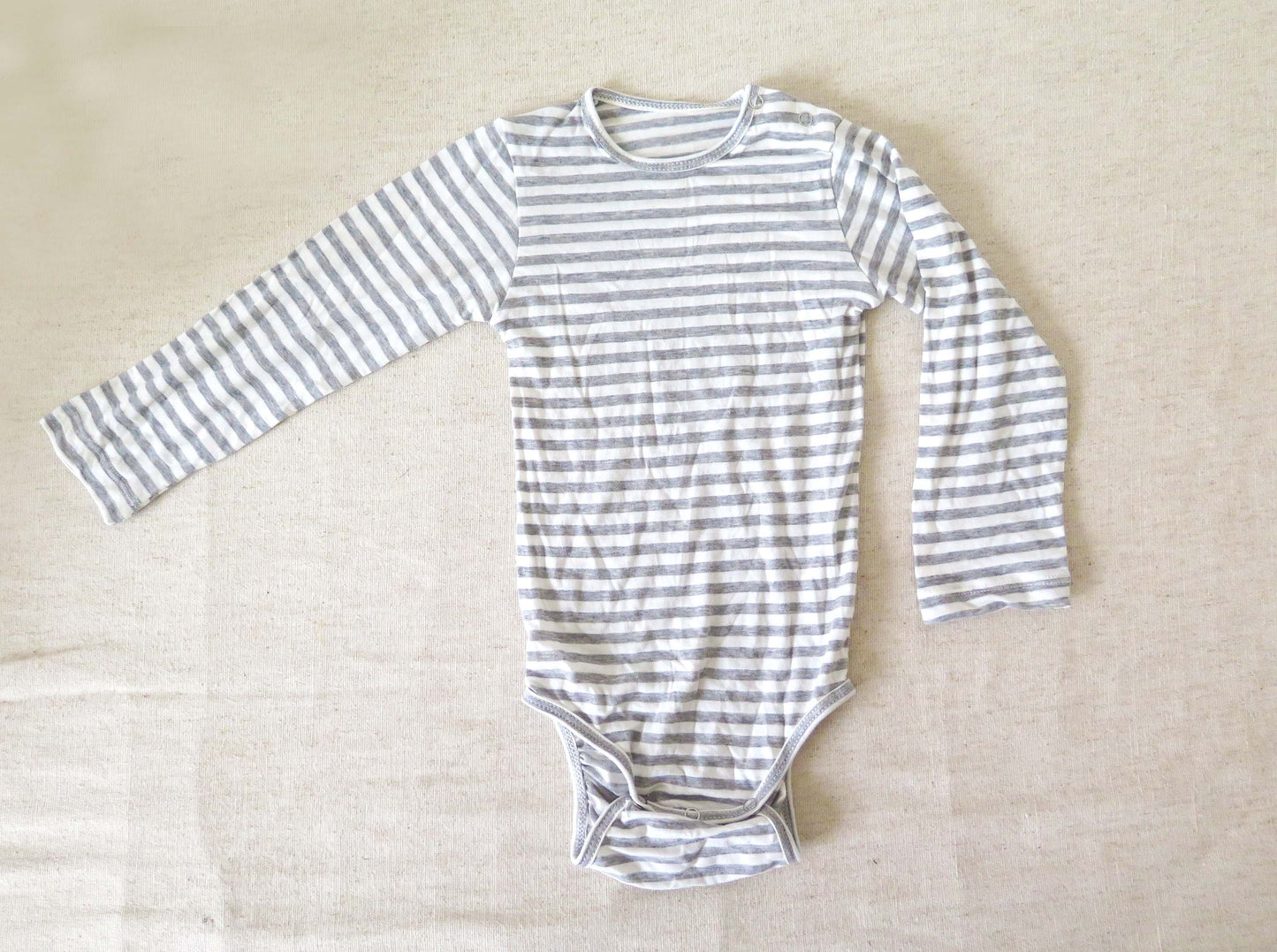 Striped Long Onesie