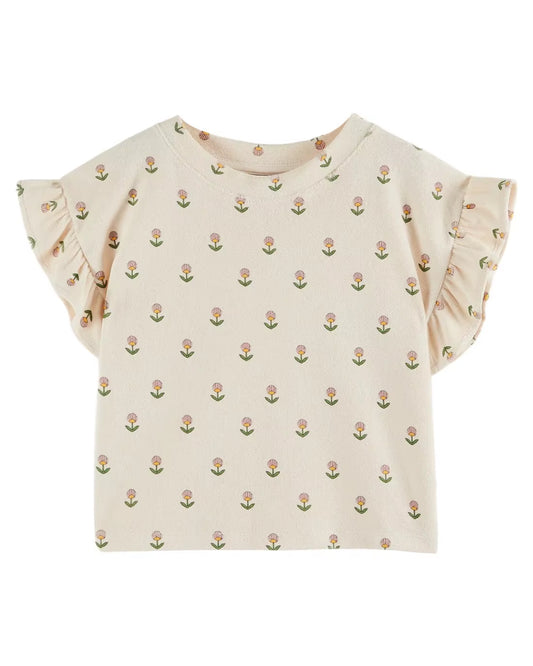 Printed Kids Pleated Blouse Top Shorts Set 2025 Summer EM Brand Embroidery Girl Princess Dress Denim Overalls Pant Children Set