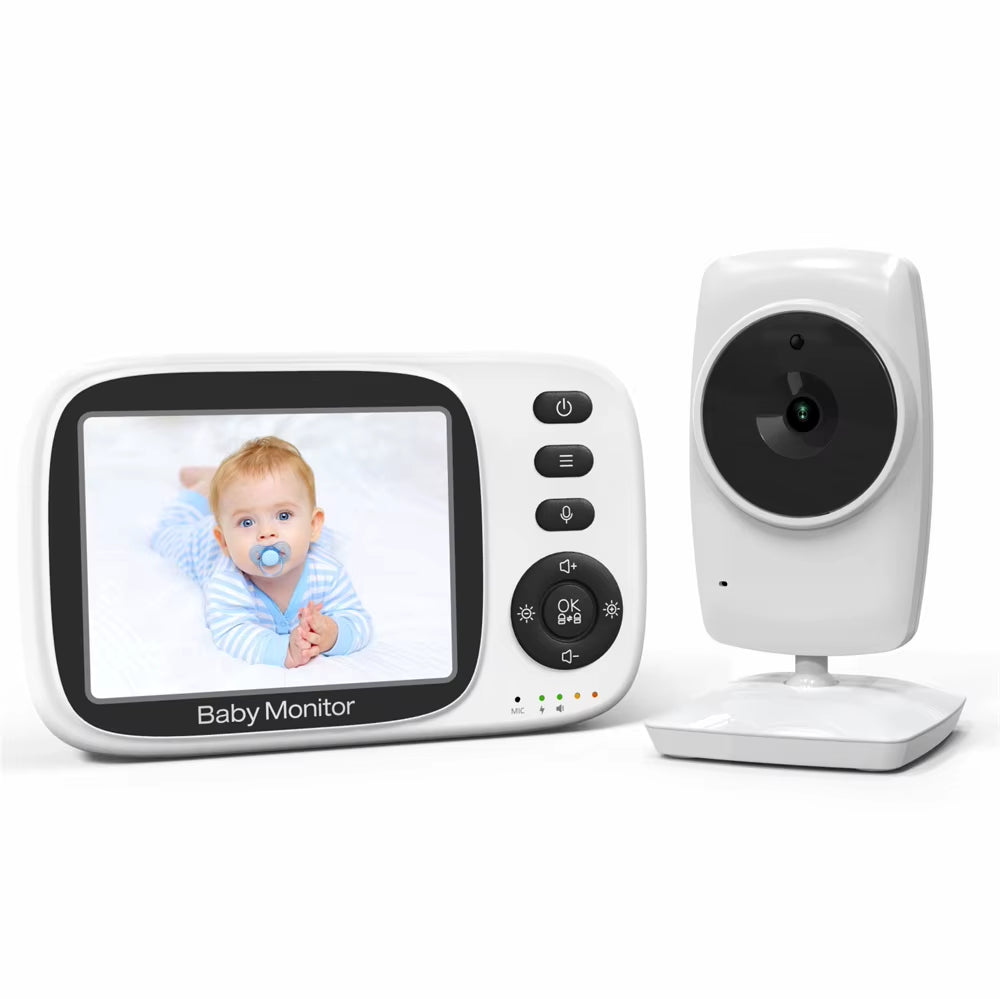 Video Baby Monitor 2.4G Wireless with 3.2 Inches LCD Two Way Audio Talk Night Vision Surveillance Security Camera Babyphone