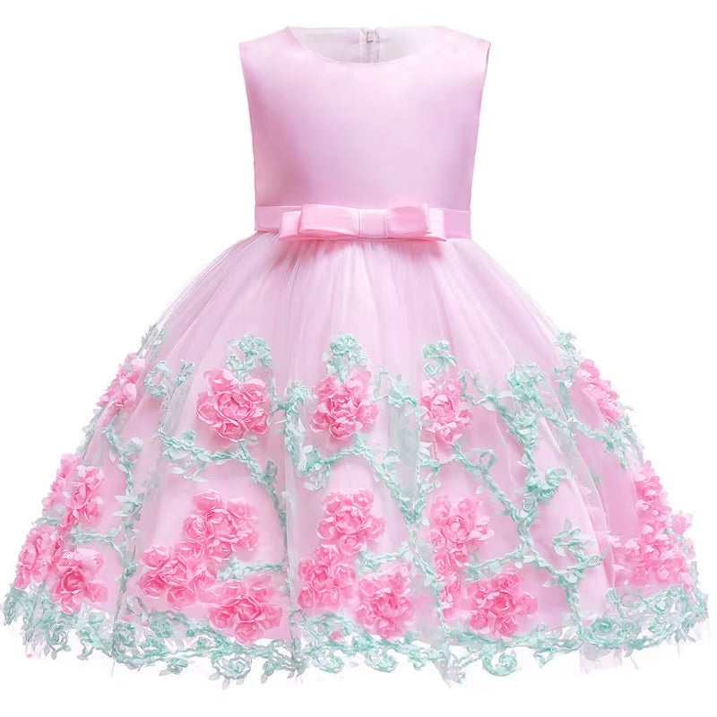 Baby Kids Tutu Birthday Princess Party Dress for Girls Infant Lace Children Elegant Dress Clothing for Girl Baby Girls Clothes