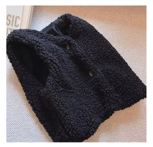 Children'S Double Vest Baby Girl and Boy Plush Vest Baby Girl Winter Clothes Toddler Girl Vest